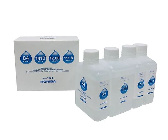 Electrical conductivity standard solution set 1 set (4 pieces) 103-S 1 set (4 pieces)