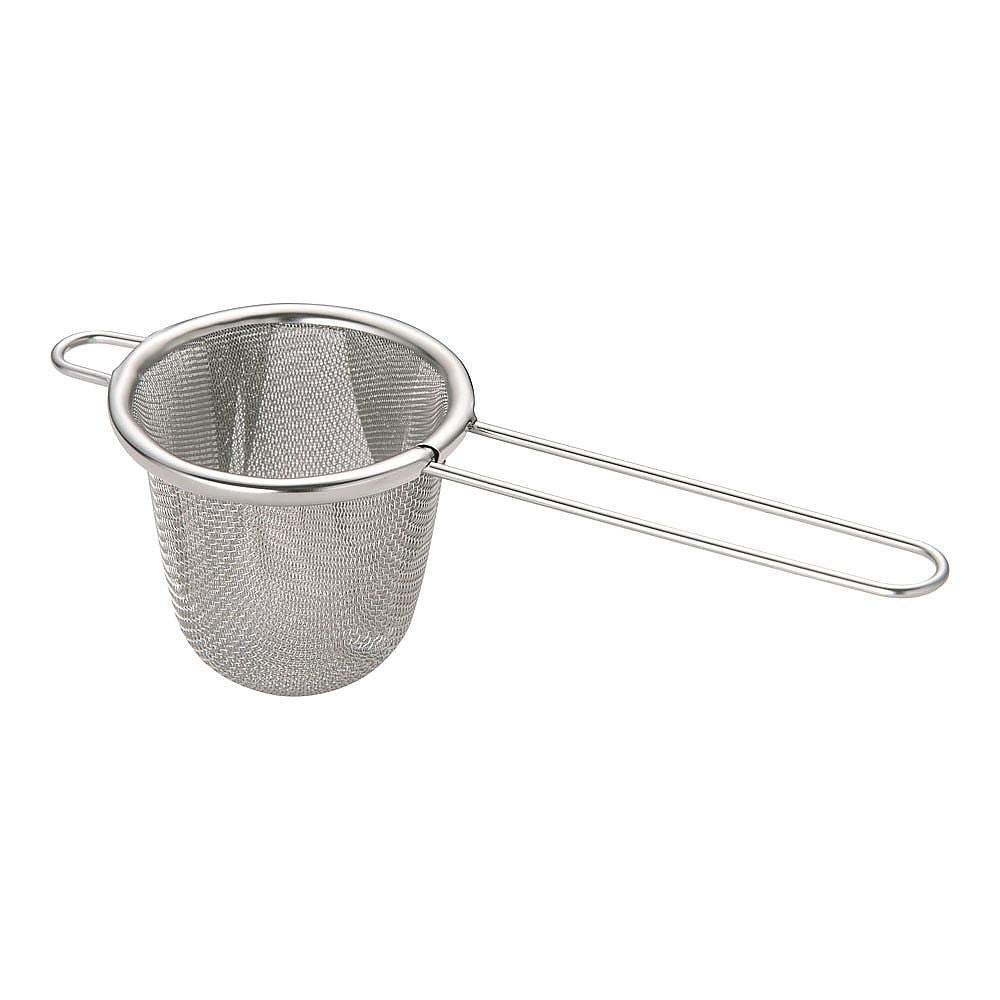 18-8 Simple Deep Tea Strainer, Double Layer, Small, 1 Piece