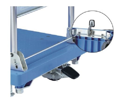 Resin transport cart, quiet cart, clean SS brake, SKCAR-ST-SS, 1 piece