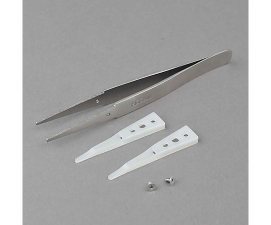 非粘着チップピンセット 白 P-643-N 1個