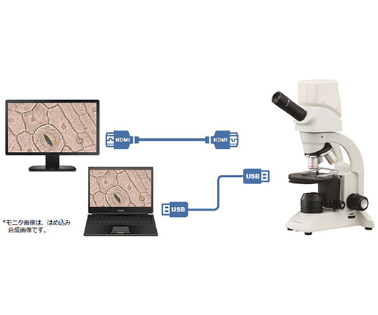 HDMI 디지털 마이크로스코프 생물 현미경 DMBA50N6 114-392 1대