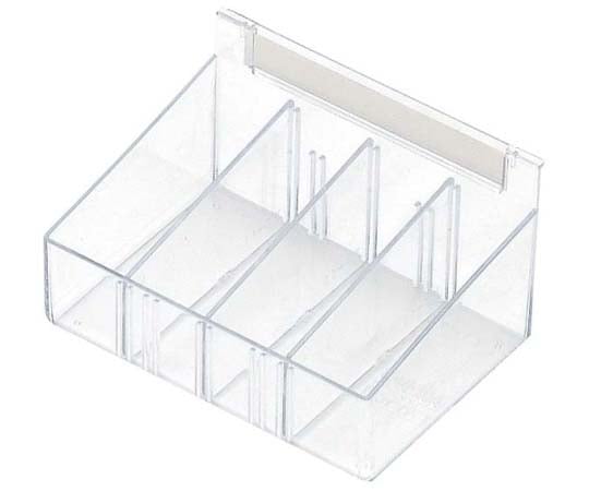 Medication tray with dividers, transparent, YT-11, 1 piece