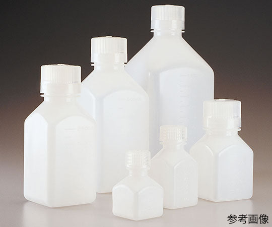 Square bottle HDPE 125mL 1 bag (12 pieces) 2018-0125JP 1 bag (12 pieces)