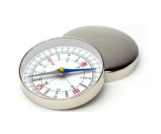 方位磁石 コンパス 蓋付 G-450 1個