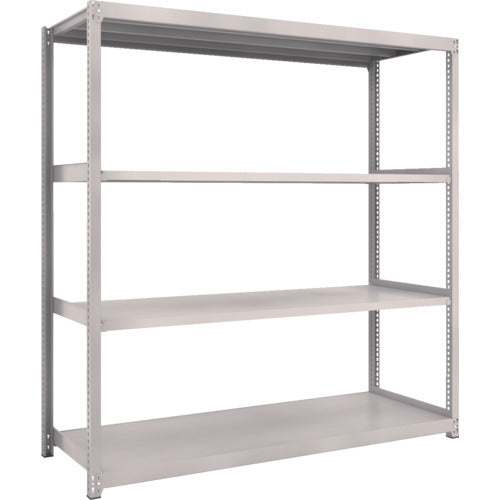 TRUSCO Steel Rack M2 Type Light-Medium Duty Shelf 1760 x 880 x H1800 4 Tiers Single Unit Neo Gray M2-6694 1 S