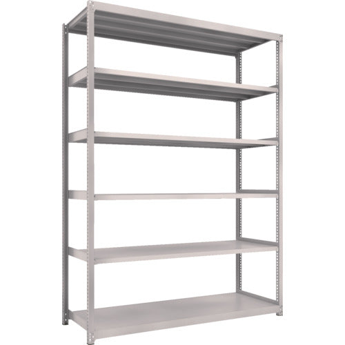 TRUSCO Steel Rack M2 Type Light-Medium Duty Shelf 1760 x 880 x H2400 6 Tiers Single Unit Neo Gray M2-8696 1 S