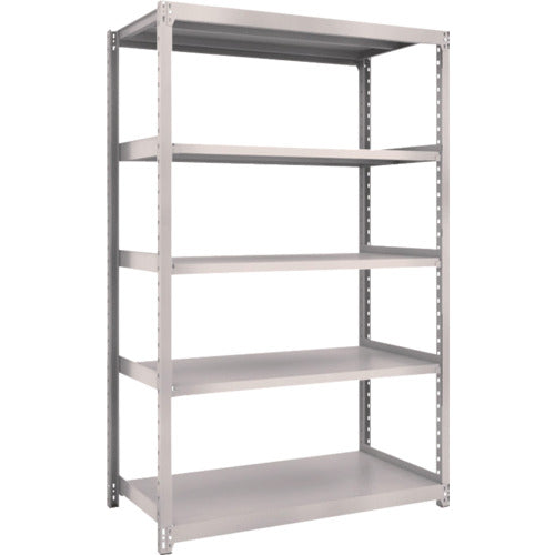 TRUSCO スチールラック M2型軽中量棚 1160×880×H1800 5段 単体 ネオグレー M2-6495 1 S