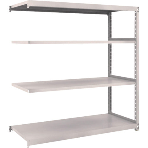 TRUSCO スチールラック M2型軽中量棚 1460×880×H1500 4段 連結 ネオグレー M2-5594B 1 S