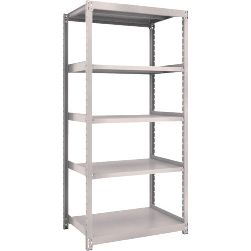 TRUSCCO 스틸 랙 M2형 경중량 선반 860×880×H1800 5단 단품 네오 그레이 M2-6395 1 S