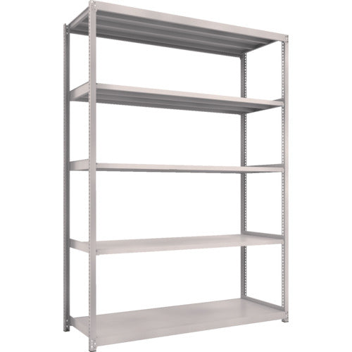 TRUSCO Steel Rack M2 Type Light-Medium Duty Shelf 1760 x 880 x H2400 5 Tiers Single Unit Neo Gray M2-8695 1 S