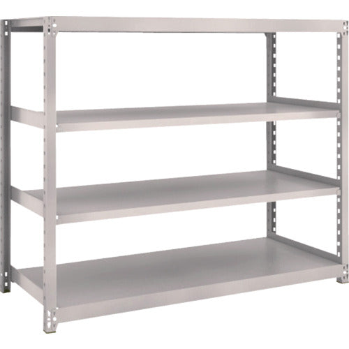 TRUSCCO 스틸 랙 M2형 경중량 선반 1460×880×H1200 4단 단품 네오 그레이 M2-4594 1 S