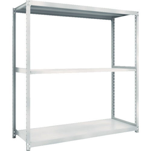 TRUSCO Steel Rack M2 Type Light-Medium Duty Shelf 1460 x 880 x H1800 3 Tiers Single Unit Neo Gray M2-6593 1 S