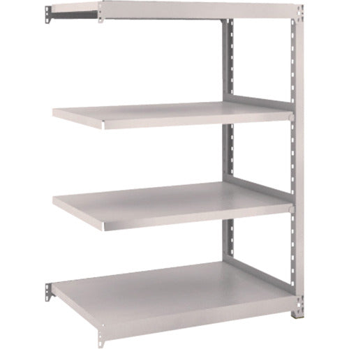 TRUSCO Steel Rack M2 Type Light-Medium Duty Shelf 860 x 880 x H1200 4 Tiers Connected Neo Gray M2-4394B 1 S