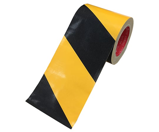 Danger sign cloth adhesive tape 120mm x 25m Yellow/Black No.336200 1 roll