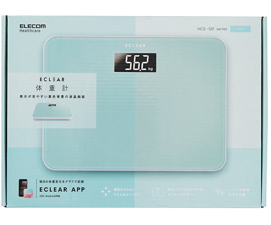 ECLEAR Body Scale Blue HCS-S01BU 1 piece