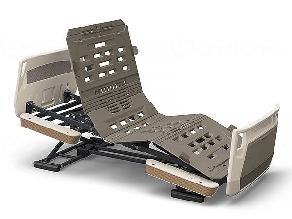 Paramount Bed Rakusho Plus H-leg Laclea 3-motion OP Camel/B Gray 91cm wide