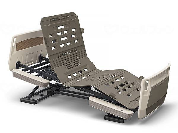 パラマウントベッド楽匠プラス H脚ラクリア3モーション OPグレージュ/Bキャメル 91cm幅