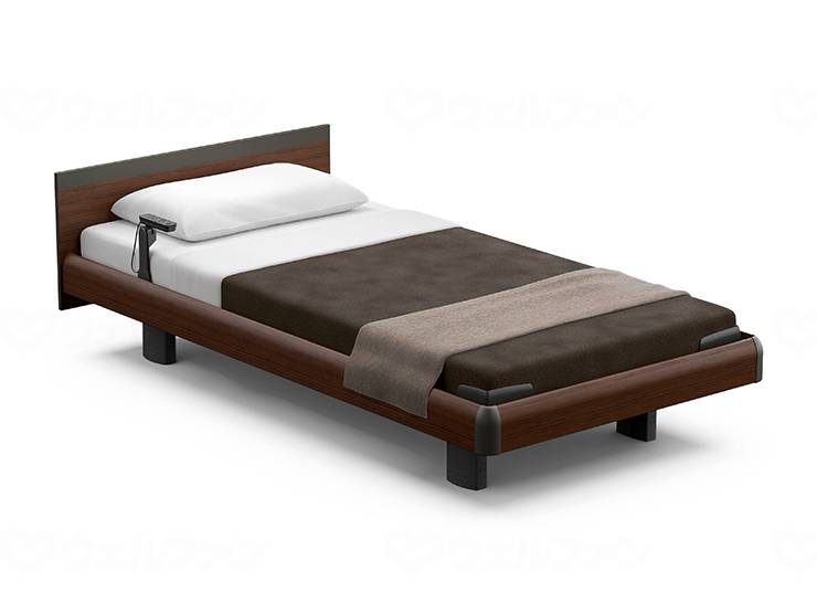 Paramount Bed New Intertime 1000 3M Hollywood/Square Dark Walnut Semi-Double
