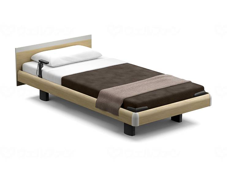 パラマウントベッド新インタイム1000 1+1M ハリウッド/スクエア ナチュラルオーク セミシングル