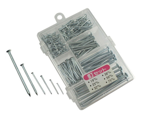 Round nail set in case C933 1 set