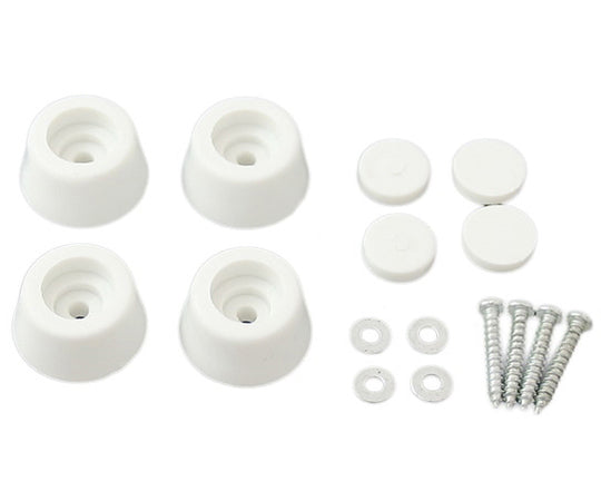 Rubber door stopper 11 x 22 White 4 pieces RC11 4 pieces