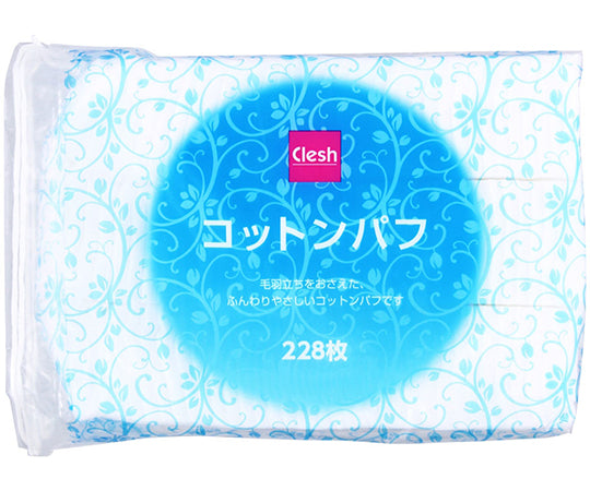 Clesh Cotton Puffs 228 sheets 1 pack (228 sheets)