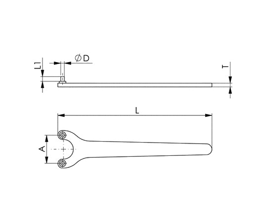 35mm/4.0mm 핀 렌치 EA613XW-28 1개