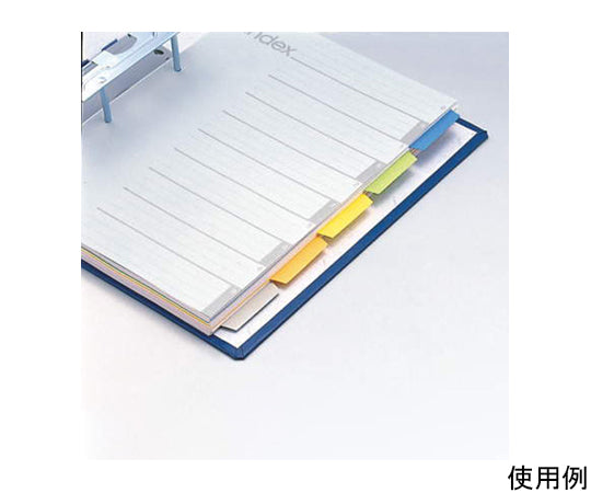 A4S型 カラーインデックス(再生紙/5色入) EA762CS-11 1冊(10枚入)