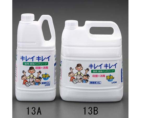 4.0L ハンドソープ・薬用 EA922C-13B 1個