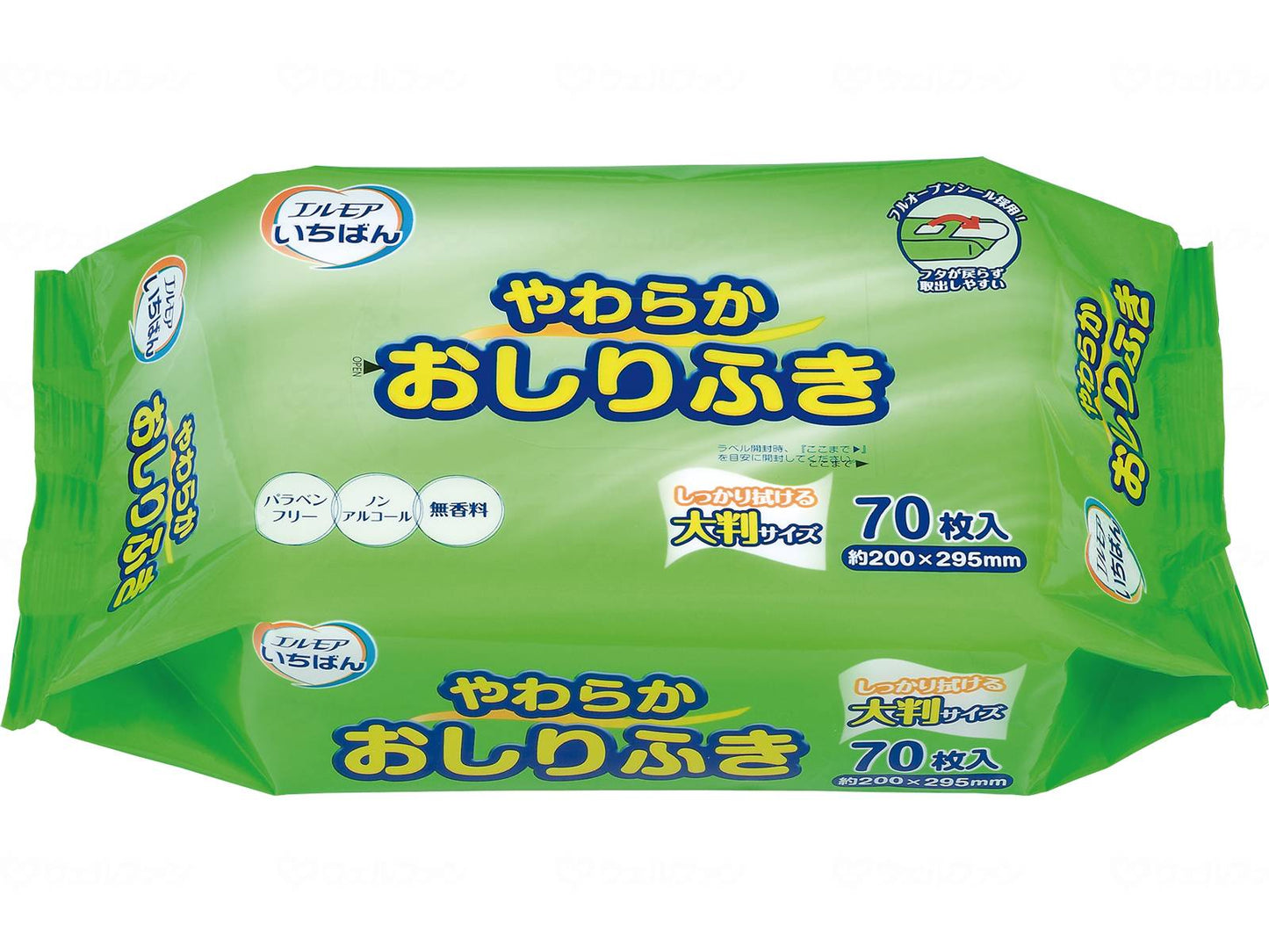 カミ商事エルモアいちばんやわらかおしりふき 個