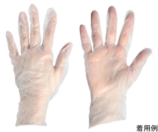 使い捨てビニ-ル手袋 粉無L クリア (100枚入) PVC-1008L 1箱(100枚入)