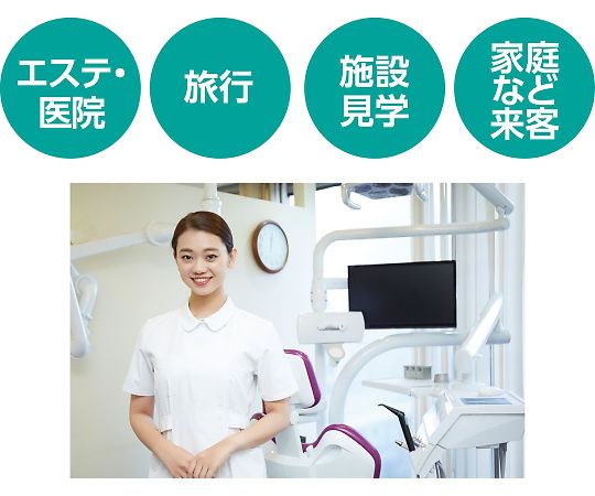 Non-woven slippers, set of 10, 51346, 1 bag (10 pairs)