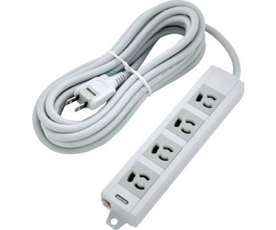 Power strip, 3P, 4 outlets, 5m, earth/magnet included, TOT3N-405, 1 piece