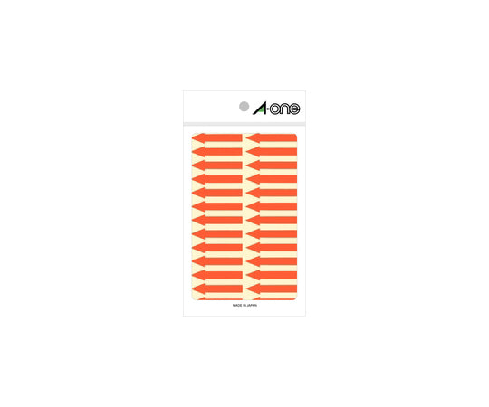 특수 라벨 형광 적색 화살표 26면 1 팩(4 시트입) 08065 1 팩(4 시트입)