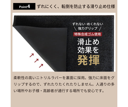 흡수·흡유 하이스펙 현관 매트 에코·업소브 60×90 cm CR00004 1장