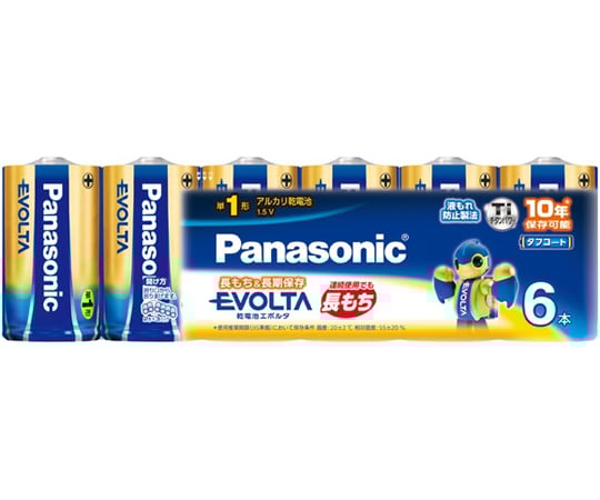 EVOLTA D-type 6-pack LR20EJ6SW 1 pack (6 pieces)
