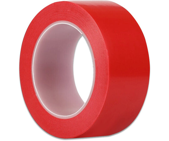 두꺼운 PVC 라인 테이프 폭 50mm×22m 두께 0.2mm 박리 이지 없음 수지 심 적색