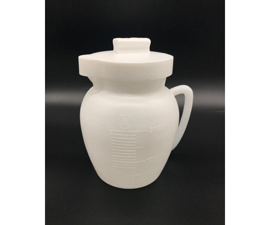 PP urine bottle with handle, 2 liters, 1 piece