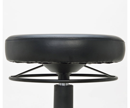 Round Caster Stool, Black, RFRCS-FPBK, 1 piece