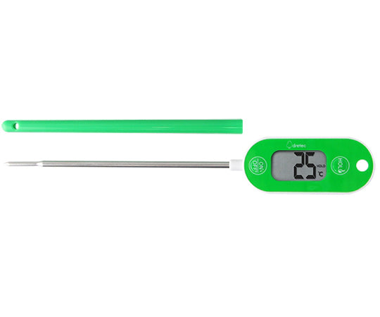 Waterproof core thermometer, green, O-280GNHA, 1 piece