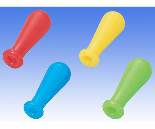 컬러 실리콘 고무 캡 (적색, 파랑, 노랑, 녹색 각 1) 2mL S75-1009-31 1 세트