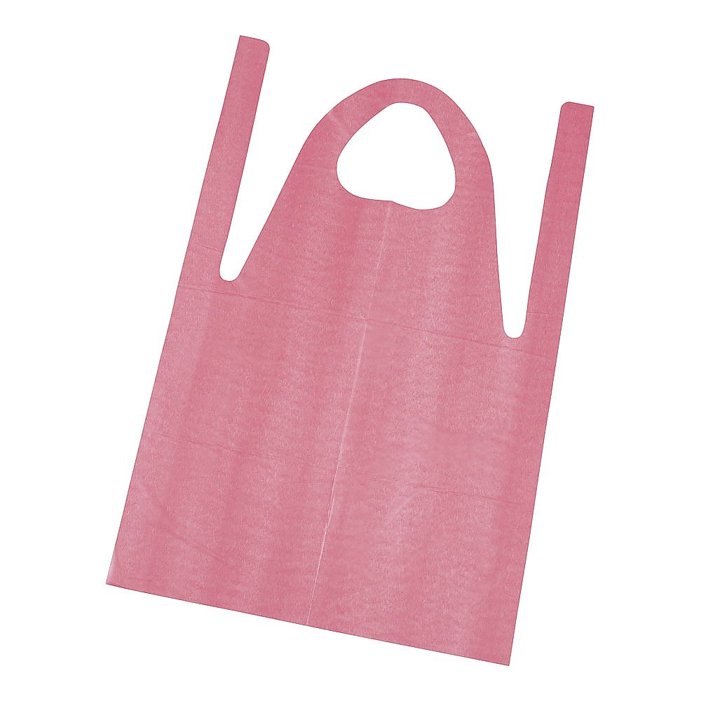 ローコスエプロン ショート 50枚入 ピンク SEPE402 1袋(50枚入)