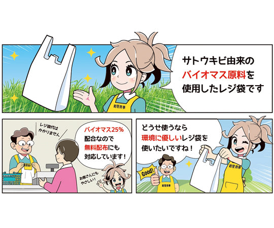 Box sales: Biomass plastic bags, milky white, E20W35, 1 box (100 bags x 20 books) 0.014 x 210 (340) x 460 01043020 1 box (100 bags x 20 books)