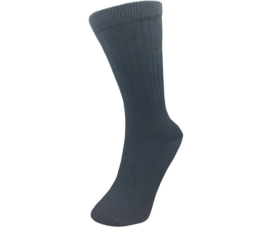 Extra thick black socks, round toe socks, set of 5 pairs, AG2523, 1 set (5 pairs)