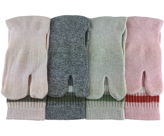 Women's socks, toe socks, set of 4 pairs, AG272, 1 set (4 pairs)