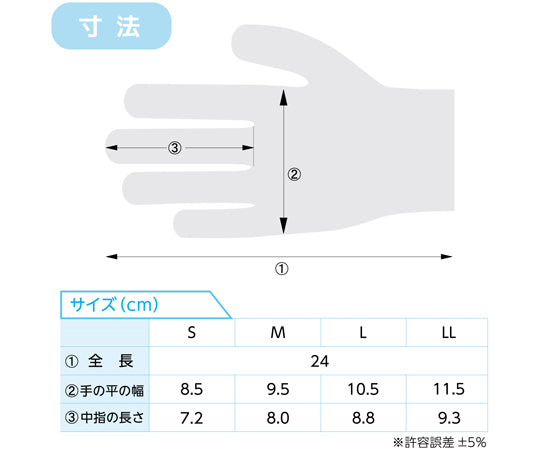 プラスチック手袋 パウダーフリー 100枚入 Mサイズ AG7340-M 1箱(100枚入)
