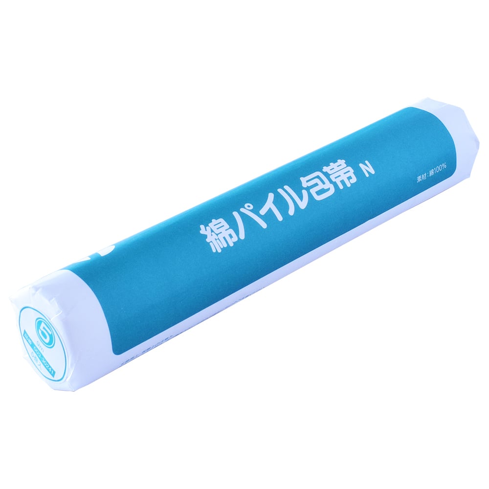 綿パイル包帯N 5裂耳付 9m 1本(5巻入) 003-30241 1本(5巻入)