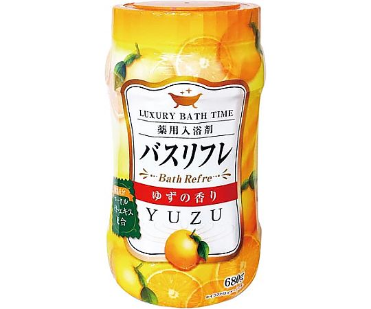 Bath Refre Medicated Bath Additive Yuzu Scent 680g 227811 1 piece