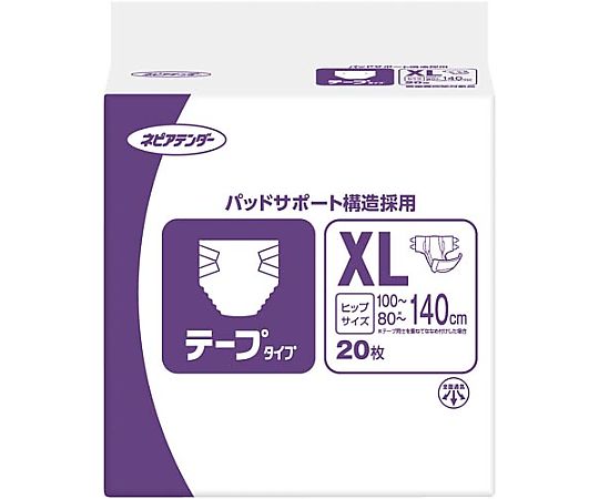 Nepia Tender Tape Type XL 20 Sheets 46300 1 Pack (20 Sheets)