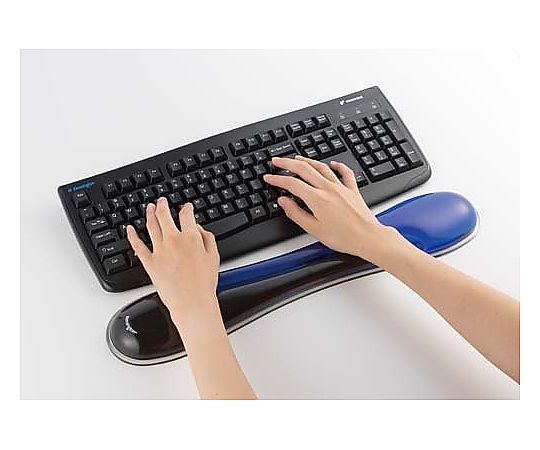 キーボード用リストレスト GEL Wave ブルー K62397JP 1個